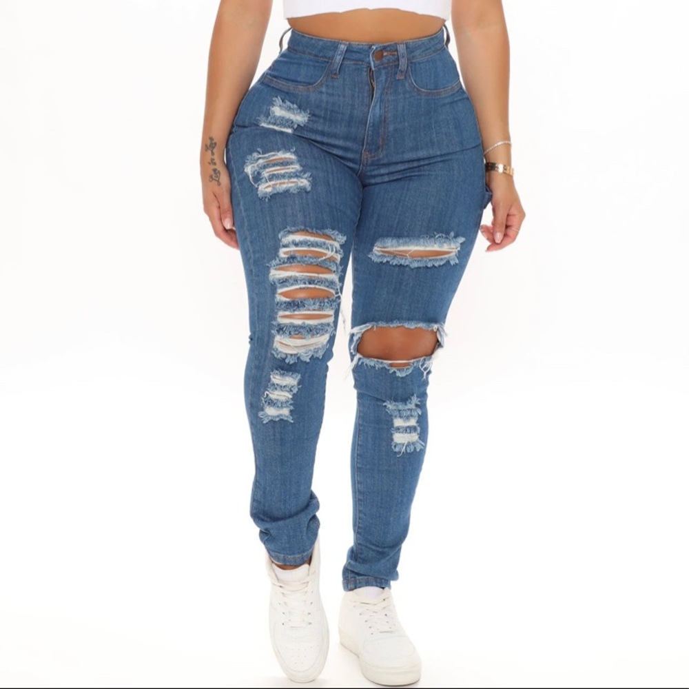 Fashion Nova Good at her craft skinny jeans dark wash size 5